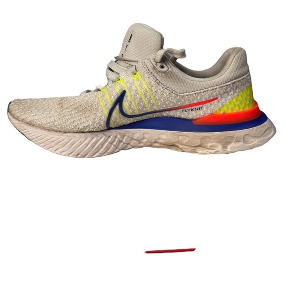 Nike React Infinity Run Flyknit 3 Platinum Racer Blue‎ size 10 men's - Picture 1 of 6